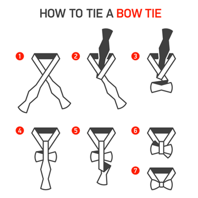 Simple Steps To Achieve The Proper Look For a Tie Or a Bow Tie - Libin ...