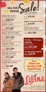 Libins Fall and Winter Sale Advertisement